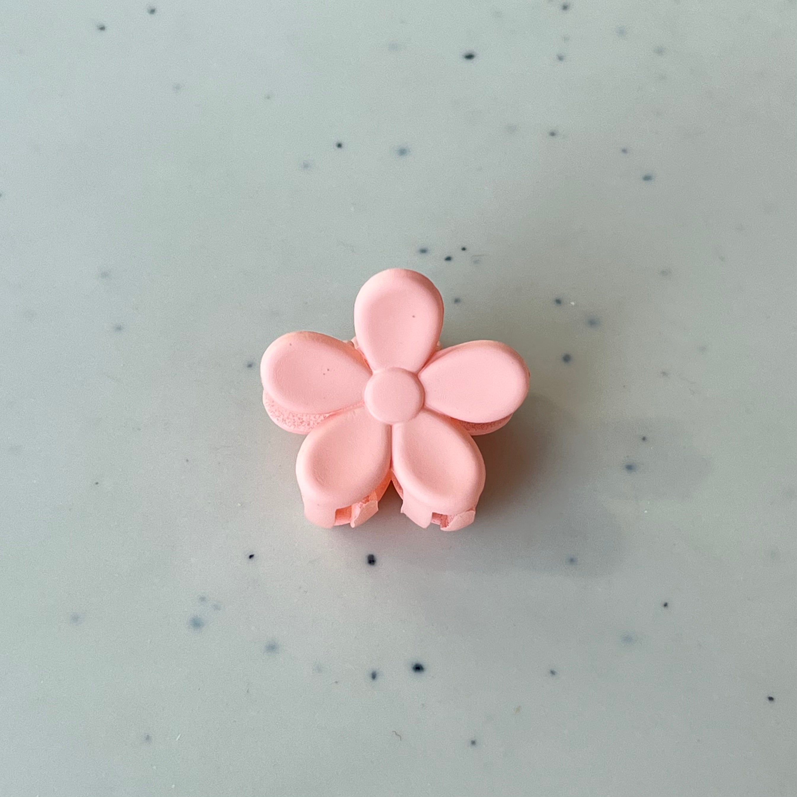 Kids Mini Flower Claw Set - Pack of 6, Soft Pastel Colors